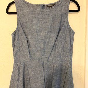 Banana Republic Blue Linen Top